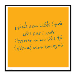 Ljósið sem lifði í þér lifir líka í mér (erindi)