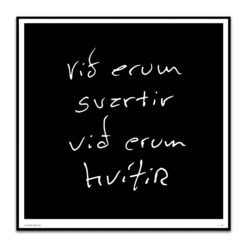 Við erum svartir, við erum hvítir