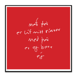 Með þér er líf mitt ríkara 60x60